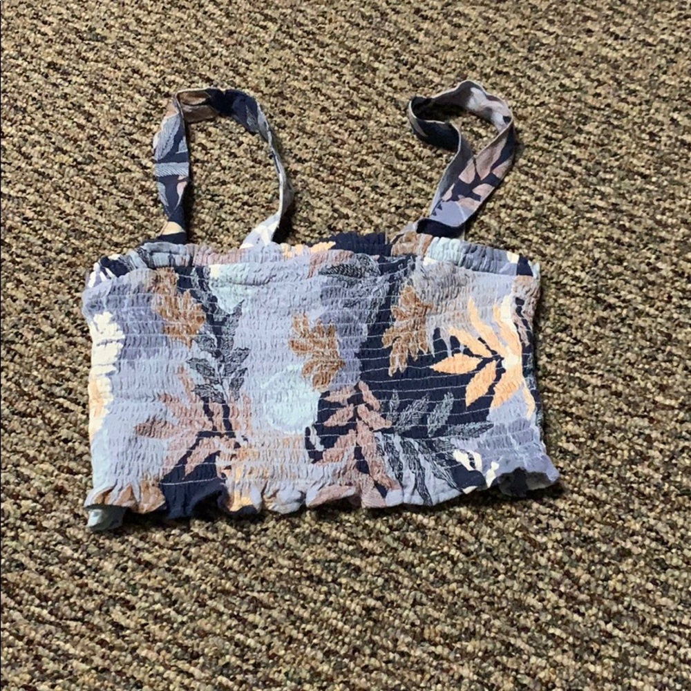 Floral crop top